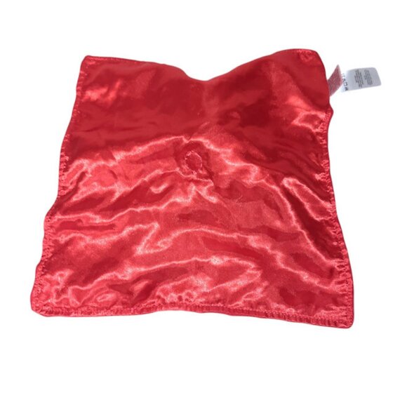 My First Rudolph Red Nosed Reindeer Rattle Minky Dots Lovey Security Blanket - Picture 3 of 5